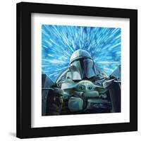 Gallery Pops Star Wars: The Mandalorian Season 3 - Hyperspace Wall Art-Trends International-Framed Gallery Pops