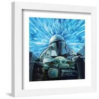 Gallery Pops Star Wars: The Mandalorian Season 3 - Hyperspace Wall Art-Trends International-Framed Gallery Pops