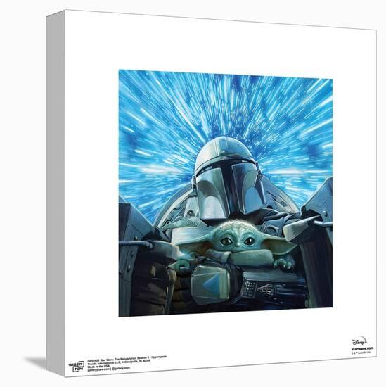 Gallery Pops Star Wars: The Mandalorian Season 3 - Hyperspace Wall Art-Trends International-Stretched Canvas