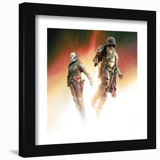 Gallery Pops Star Wars: The Mandalorian Season 3 - Jetpack Wall Art-Trends International-Framed Gallery Pops