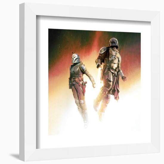 Gallery Pops Star Wars: The Mandalorian Season 3 - Jetpack Wall Art-Trends International-Framed Gallery Pops