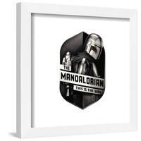 Gallery Pops Star Wars: The Mandalorian - This is the Way Emblem Wall Art-Trends International-Framed Gallery Pops