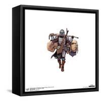 Gallery Pops Star Wars: The Mandalorian - We Have To Go, Kid Wall Art-Trends International-Framed Stretched Canvas