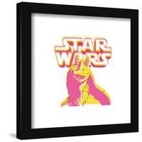 Gallery Pops Star Wars: The Phantom Menace - Jar Jar Binks Logo Wall Art-Trends International-Framed Gallery Pops
