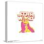 Gallery Pops Star Wars: The Phantom Menace - Jar Jar Binks Logo Wall Art-Trends International-Stretched Canvas