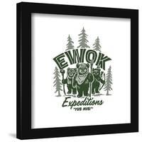 Gallery Pops Star Wars - Vintage Comic Ewok Expeditions Yub Nub Wall Art-Trends International-Framed Gallery Pops