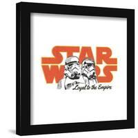Gallery Pops Star Wars - Vintage Comic Loyal To The Empire Wall Art-Trends International-Framed Gallery Pops