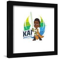 Gallery Pops Star Wars: Young Jedi Adventures - Kai Brightstar Badge Wall Art-Trends International-Framed Gallery Pops