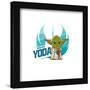 Gallery Pops Star Wars: Young Jedi Adventures - Master Yoda Badge Wall Art-Trends International-Framed Gallery Pops