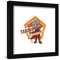 Gallery Pops Star Wars: Young Jedi Adventures - Taborr Badge Wall Art-Trends International-Framed Gallery Pops