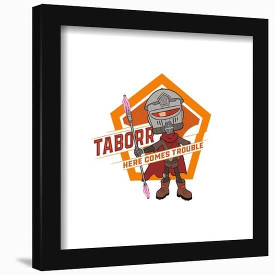 Gallery Pops Star Wars: Young Jedi Adventures - Taborr Badge Wall Art-Trends International-Framed Gallery Pops