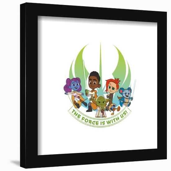 Gallery Pops Star Wars: Young Jedi Adventures - The Force Is With Us! Wall Art-Trends International-Framed Gallery Pops