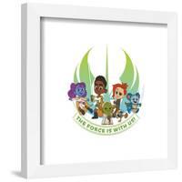 Gallery Pops Star Wars: Young Jedi Adventures - The Force Is With Us! Wall Art-Trends International-Framed Gallery Pops