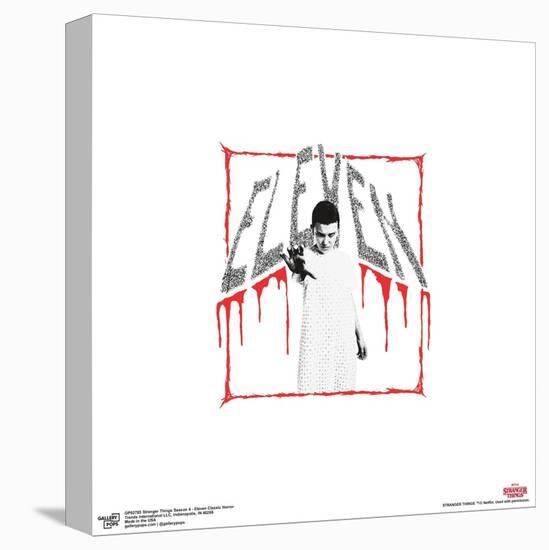 Gallery Pops Stranger Things 4 - Eleven Classic Horror Wall Art-Trends International-Stretched Canvas