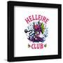 Gallery Pops Stranger Things 4 - Neon Chills Hellfire Club Wall Art-Trends International-Framed Gallery Pops