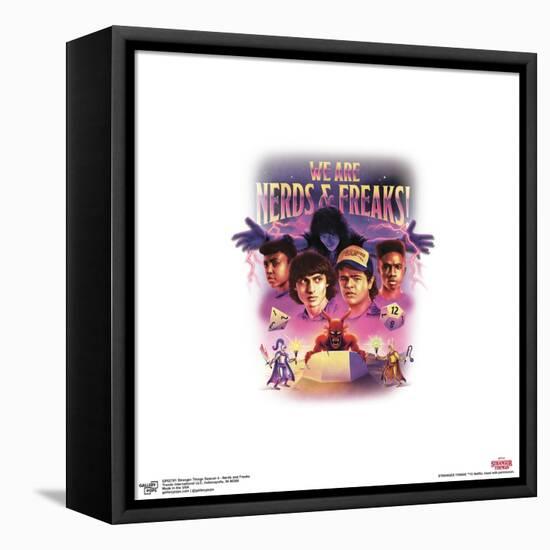 Gallery Pops Stranger Things 4 - Nerds and Freaks Wall Art-Trends International-Framed Stretched Canvas