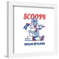 Gallery Pops Stranger Things 4 - Retro Food Scoops Ahoy Wall Art-Trends International-Framed Gallery Pops