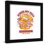 Gallery Pops Stranger Things 4 - Retro Food Surfer Boy Pizza Wall Art-Trends International-Framed Gallery Pops