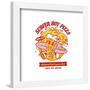 Gallery Pops Stranger Things 4 - Retro Food Surfer Boy Pizza Wall Art-Trends International-Framed Gallery Pops