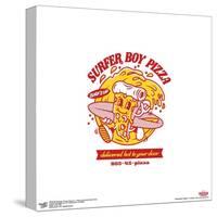 Gallery Pops Stranger Things 4 - Retro Food Surfer Boy Pizza Wall Art-Trends International-Stretched Canvas