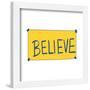 Gallery Pops Ted Lasso - Believe Wall Art-Trends International-Framed Gallery Pops