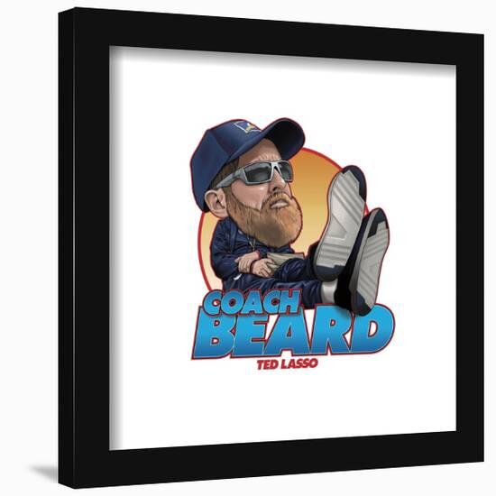 Gallery Pops Ted Lasso - Coach Beard Bobblehead Wall Art-Trends International-Framed Gallery Pops