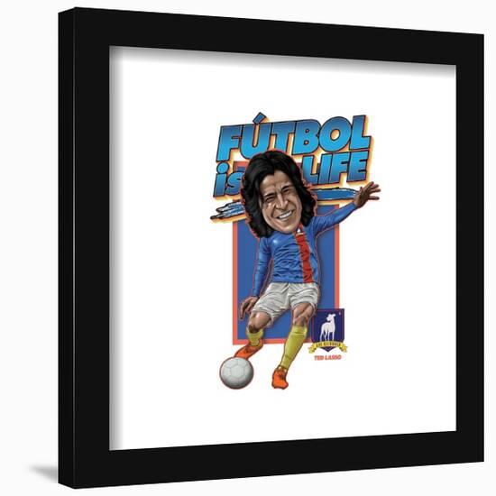 Gallery Pops Ted Lasso - Dani Rojas Futbol Is Life Bobblehead Wall Art-Trends International-Framed Gallery Pops