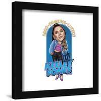 Gallery Pops Ted Lasso - Keeley Jones Bobblehead Wall Art-Trends International-Framed Gallery Pops