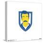 Gallery Pops Ted Lasso - Shield Icon Wall Art-Trends International-Stretched Canvas
