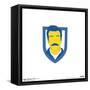 Gallery Pops Ted Lasso - Shield Icon Wall Art-Trends International-Framed Stretched Canvas