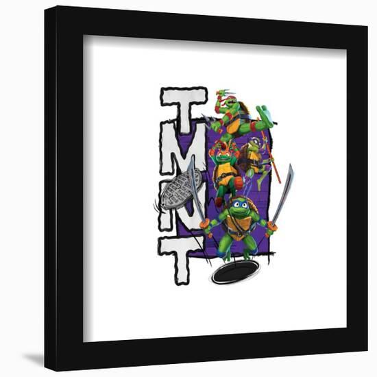 Gallery Pops Teenage Mutant Ninja Turtles: Mutant Mayhem - Brotherhood Sewer Patch Wall Art-Trends International-Framed Gallery Pops