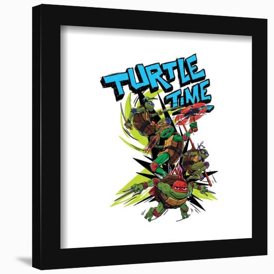 Gallery Pops Teenage Mutant Ninja Turtles: Mutant Mayhem - Brotherhood Turtle Time Wall Art-Trends International-Framed Gallery Pops