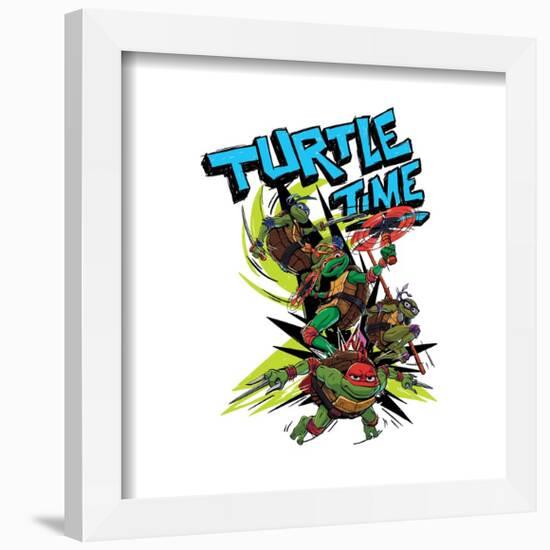 Gallery Pops Teenage Mutant Ninja Turtles: Mutant Mayhem - Brotherhood Turtle Time Wall Art-Trends International-Framed Gallery Pops