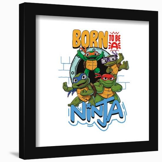 Gallery Pops Teenage Mutant Ninja Turtles: Mutant Mayhem - Mini Mutants Born A Ninja Wall Art-Trends International-Framed Gallery Pops