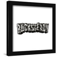 Gallery Pops Teenage Mutant Ninja Turtles: Mutant Mayhem - Rocksteady Typography Wall Art-Trends International-Framed Gallery Pops