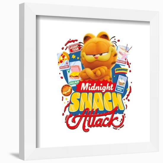 Gallery Pops The Garfield Movie - Midnight Snack Attack Wall Art-Trends International-Framed Gallery Pops