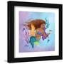 Gallery Pops The Little Mermaid Live Action - Ariel and Flounder Painting Wall Art-Trends International-Framed Gallery Pops