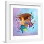 Gallery Pops The Little Mermaid Live Action - Ariel and Flounder Painting Wall Art-Trends International-Framed Gallery Pops