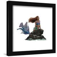 Gallery Pops The Little Mermaid Live Action - Ariel On The Rocks Wall Art-Trends International-Framed Gallery Pops