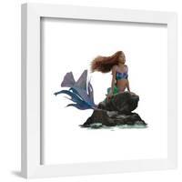 Gallery Pops The Little Mermaid Live Action - Ariel On The Rocks Wall Art-Trends International-Framed Gallery Pops
