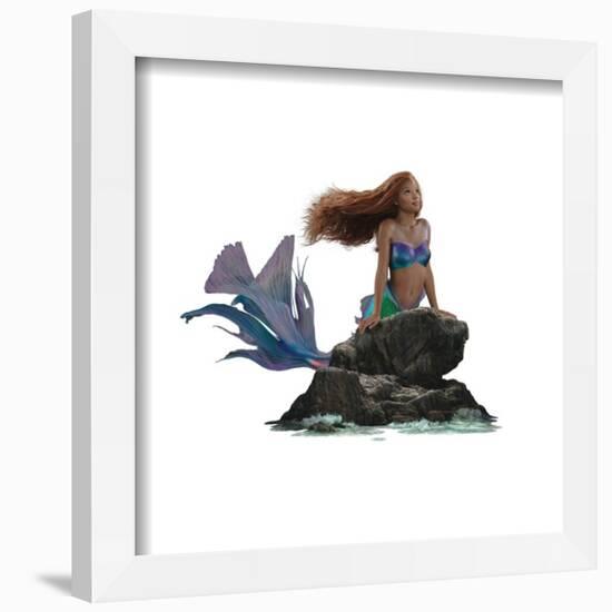 Gallery Pops The Little Mermaid Live Action - Ariel On The Rocks Wall Art-Trends International-Framed Gallery Pops