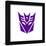 Gallery Pops Transformers: Rise of the Beasts - Decepticon Icon Wall Art-Trends International-Framed Gallery Pops