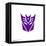 Gallery Pops Transformers: Rise of the Beasts - Decepticon Icon Wall Art-Trends International-Framed Stretched Canvas