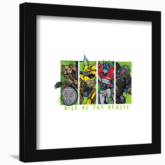 Gallery Pops Transformers: Rise of the Beasts - Rise of the Beasts Badge Wall Art-Trends International-Framed Gallery Pops