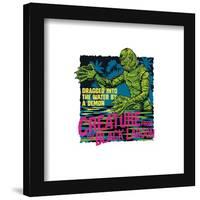 Gallery Pops Universal Monsters - Creature Dragged Into Water Wall Art-Trends International-Framed Gallery Pops