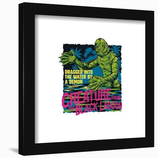 Gallery Pops Universal Monsters - Creature Dragged Into Water Wall Art-Trends International-Framed Gallery Pops