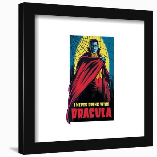Gallery Pops Universal Monsters - Dracula I Never Drink Wine Wall Art-Trends International-Framed Gallery Pops