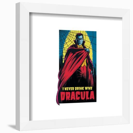 Gallery Pops Universal Monsters - Dracula I Never Drink Wine Wall Art-Trends International-Framed Gallery Pops