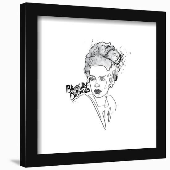 Gallery Pops Universal Monsters - Fluid Features Bride Blissfully Delirious Wall Art-Trends International-Framed Gallery Pops