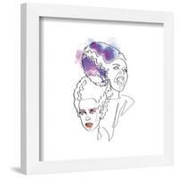 Gallery Pops Universal Monsters - Fluid Features Bride of Frankenstein Wall Art-Trends International-Framed Gallery Pops